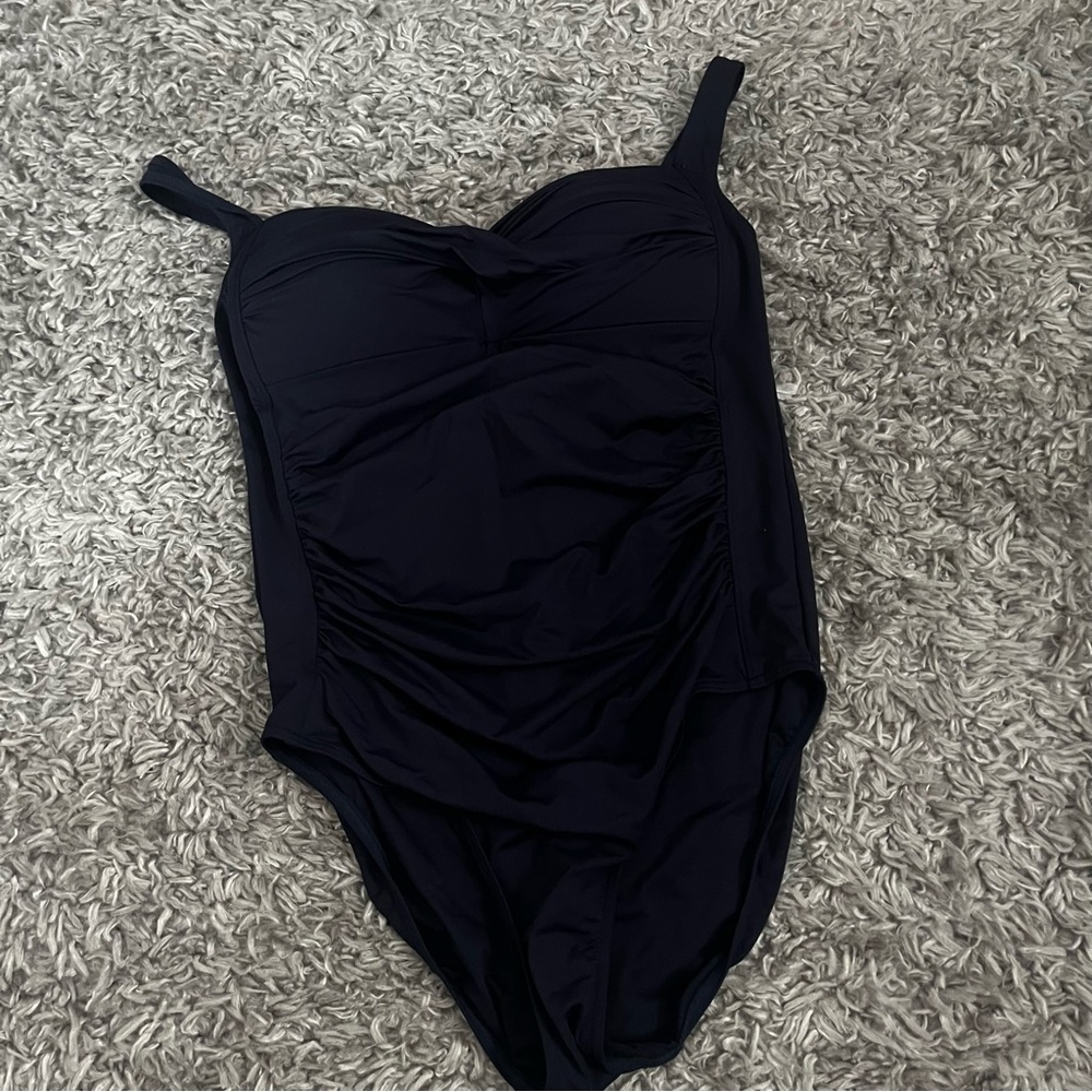Nip Tuck Swim One Piece Bathing Suit Size 12 - image 1